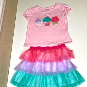 Kidtopia pink two piece set